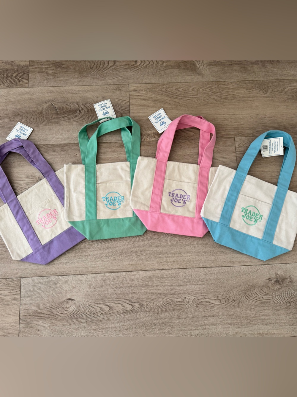 Blue tj Canvas Tote Bag